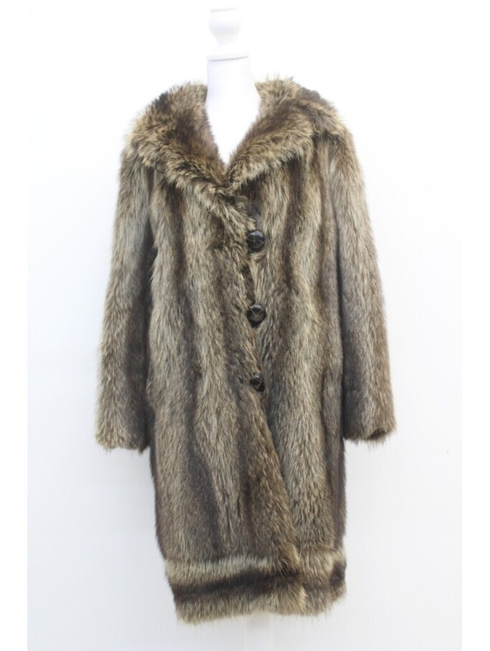 SCRAP ITEM: RACCOON RACOON FUR COAT WOMEN WOMAN SIZE N/A